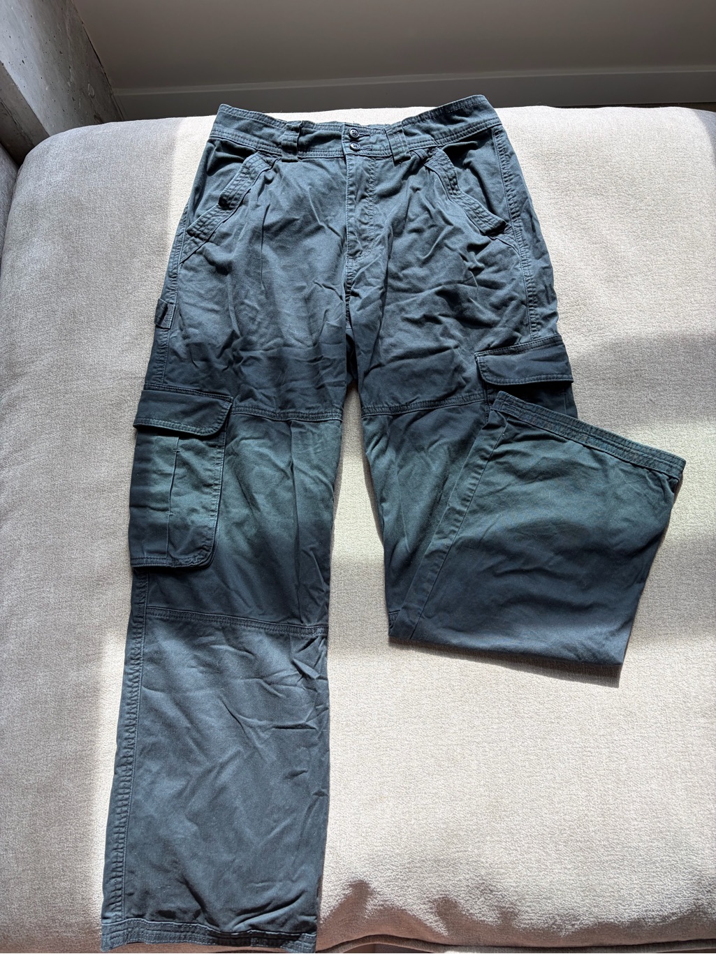 Abercrombie & Fitch Black Cargo Pants
